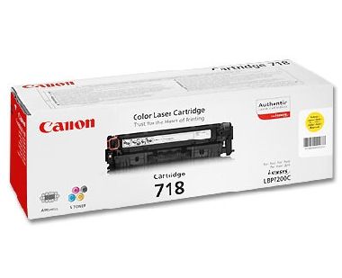 Canon CRG-718Y originálny toner (2659B002) / LBP-7200Cdn / 2.900 strán / žltá
