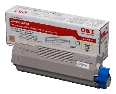 OKI originálny toner pre C5650 & 5750 žltá / 2.000 strán