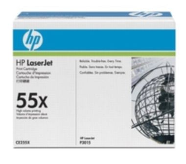 HP CE255X originálny toner / P3015 / 12.000 strán / Čierny