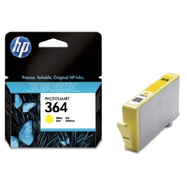HP CB320EE originálny cartridge 364 / Photosmart 5510, 7510 / 3 ml / Žltá