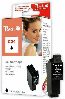 Peach BCI-24 alternatívne cartridge / čierna