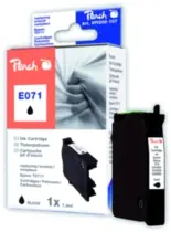 Peach T0711 alternatívny cartridge s chipom / 7.4 ml / Čierna