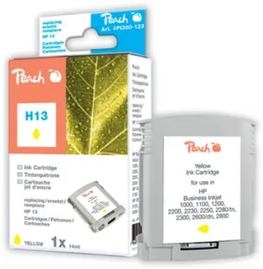 Peach 13 alternatívny cartridge / HP Business inkjet 1000 / 17,1 ml / Žltá