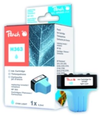 Peach 363 alternatívny cartridge / HP Photosmart 3210 / 3,5 ml / Svetlo modrá