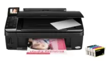 EPSON Stylus SX415 / A4 barevná tiskárna / kopírka / skener / 34str. mono / 34str. color / 5760x1440dpi / LCD / USB