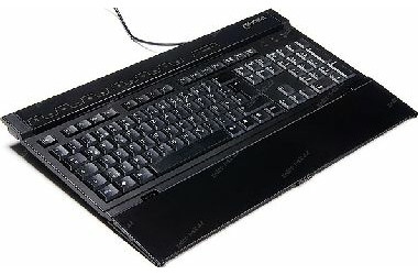 Revoltec Multimedia Keyboard K102 Touch / CZ / USB / Čierna