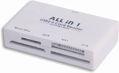 Čítačka kariet PremiumCord / externá / SDHC / USB 2.0 / Modrá