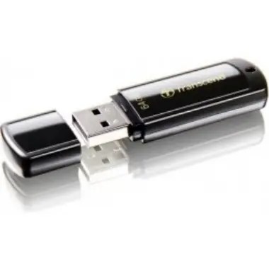 Transcend JetFlash 350 8GB čierna / Flash Disk / USB 2.0