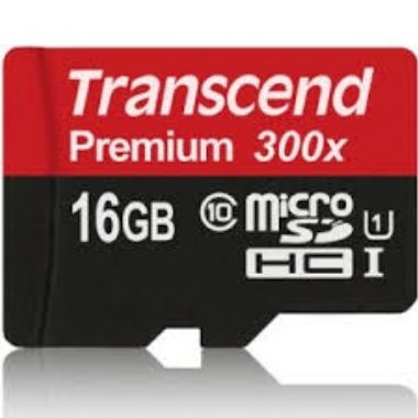 Transcend Micro SDHC 16GB (UHS-1) / Micro SDHC / 16GB / Class 10 UHS-1