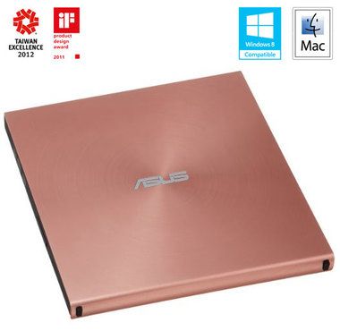 Asus SDRW-08U5S-U ružová / DVD±RW ext. napaľovačka / slim / USB 2.0
