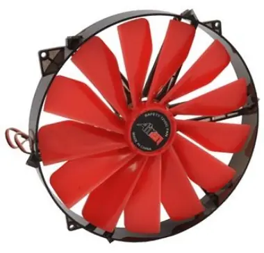 Airen FAN RedWingsGiant 250 ventilátor červená / 250 x 250 x 30mm / DMI 3 pin 