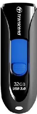 Transcend JetFlash 790 32GB čierno-modrá / Flash Disk / USB 3.2 Gen 1 - (USB-A 3.0)