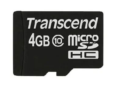 Transcend Micro SDHC karta 4GB Class 10