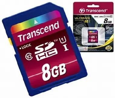 Transcend SDHC karta 8GB Class 10 UHS-I