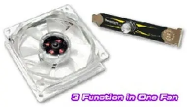 THERMALTAKE A2017 SMART LED FAN Blue / Vetráčik 90x90x25mm / 4000RPM