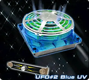 THERMALTAKE A2218 UFO FAN Blue UV / Vetráčik 90x90x38mm / 1300-3600RPM