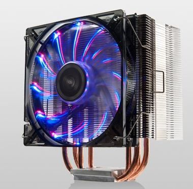 ENERMAX ETS-T40-VD / chladič CPU / 12cm ventilátor / 800-1800rpm / kruhové LED podsvietenie