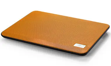 DEEPCOOL N17 oranžová / chladenie pre notebook / chladiaca podložka / pre 14" a menšie