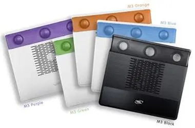 DEEPCOOL M3 chladič s 2.1 audio systémom zelená / chladenie pre notebook / chladiaca podložka