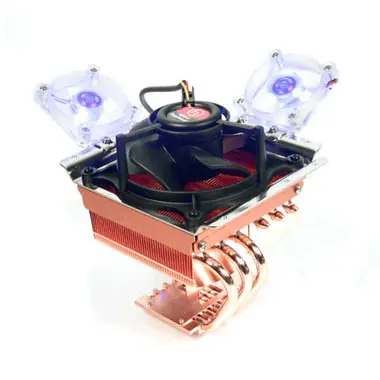 THERMALTAKE CL-P0343 MiniTyp 90 Value Pac / aktívny CPU chladič / 6x heatpipe / pre AMD a Intel / LGA 775, AM2, K8
