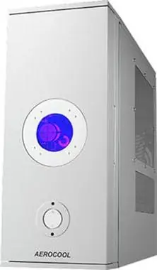 AeroCool CoolView Case SV / PC skriňa / Bez zdroja / sríborná