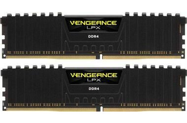 Corsair Vengeance 16GB (2x8GB) 2666MHz/DDR4/CL16/DIMM/čierny chladič