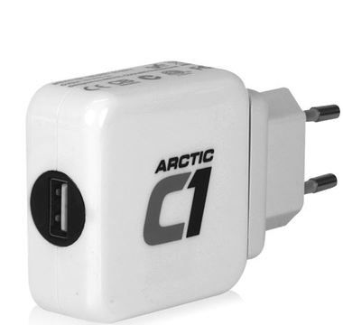 ARCTIC C1 / Cestovná USB nabíjačka / 1x USB / 2100 mA