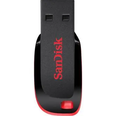 SanDisk Cruzer Blade 64 GB / Flash Disk / USB 2.0 / zápis: 7MB/s; čítanie: 18MB/s / čierna