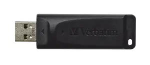 Verbatim Store 'n' Go SLIDER 64GB čierna / Flash disk / USB 2.0 / čítanie: 10MBs / zápis: 4MBs