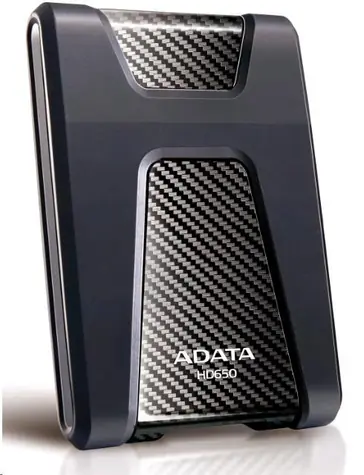 ADATA HD650 2TB čierna / Externý HDD / 2.5" / USB 3.2 Gen 2 - (USB 3.1)