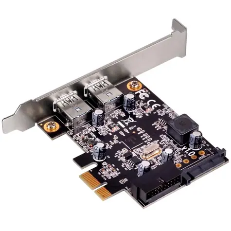 SilverStone EC04-E karta PCIe / 2x USB 3.0 interná / 2x USB 3.0 externá