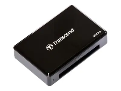Transcend Card Reader RDF2 čierna / USB 3.0 / CFast 2.0 / CFast 1.1 / CFast 1.0
