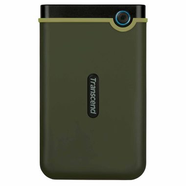 Transcend StoreJet 25M3G 1TB zelená / externý HDD / 2.5" / USB 3.0 / Slim / SATA / Rubber Case / Anti-Shock