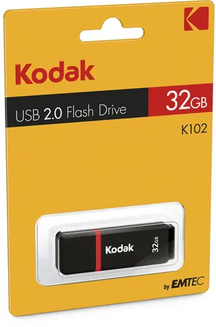 EMTEC K100 Kodak 32GB čierna / FlashDisk / USB 2.0 / čítanie: 15MBs / zápis: 5MBs
