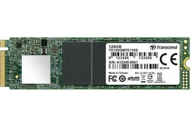 Transcend 110S M.2 128GB / M.2 2280 NVMe / 3D TLC / RW: 1700 &amp; 1500 MBps