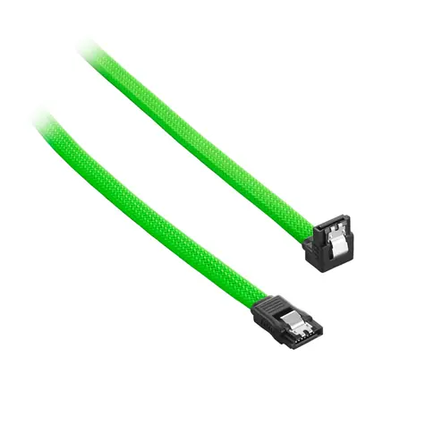 CableMod ModMesh Pravouhlý SATA 3 Kábel 30cm - zelená
