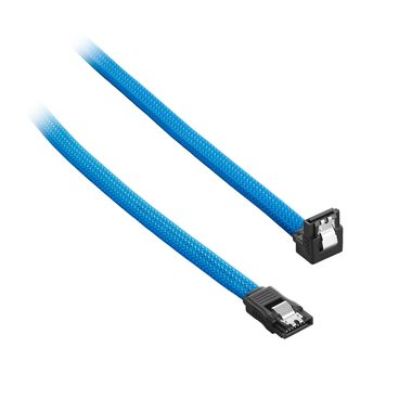 CableMod ModMesh Pravouhlý SATA 3 Kábel 30cm - svetlo modrá