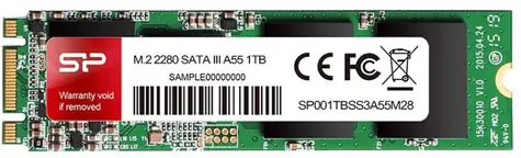 Silicon Power M.2 2280 A55 1TB / Interný SSD / 2.5" / SATA III / čítanie:560MBs / zápis:530MBs / TLC
