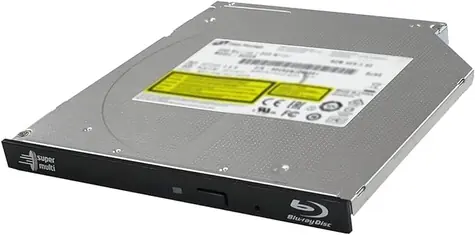 Hitachi-LG BU40N Ultra-Slim čierna / Blu-ray napaľovačka / SATA / zápis 2-4-5-6-8-16-24x / čítanie 6-8-24x
