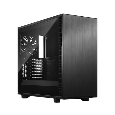 Fractal Design Define 7 TG Dark Tint čierna / skriňa / bez zdroja / 2x USB 2.0 &amp; 2x 3.0 &amp; 1x USB-C / priehľadná bočnica