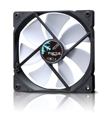 Fractal Design 120mm Dynamic X2 GP PWM biele lopatky čierna / Univerzálny ventilátor / 32.2 dB @ 2000 RPM