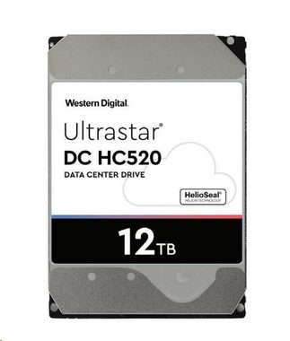 WD Ultrastar DC HC520 12TB (0F29532) / HDD / 3.5" SAS III / 7 200 rpm / 256MB cache / 5y / pre servery / bulk