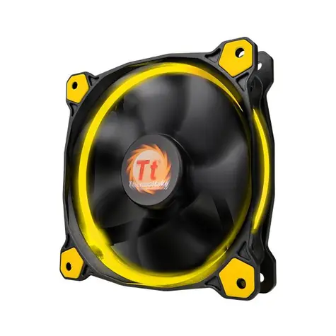 THERMALTAKE Riing 14 LED žltá / ventilátor / 140 x 140 x 25 mm / 1400 RPM / 28.1 dB