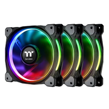THERMALTAKE Riing Plus 12 LED RGB TT Premium Edition (3ks) / ventilátor / 120 x 120 x 25 mm / 1500 RPM / 24.7 dB