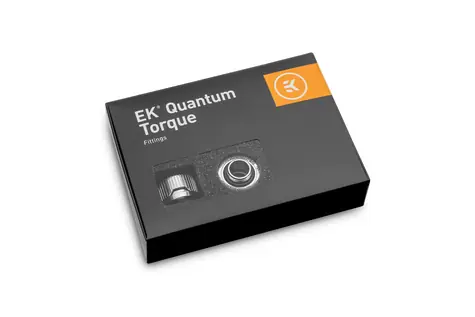 EKWB EK-Quantum Torque 6-Pack HDC 14 - Nickel / G1 | 4" na 14mm OD / strieborná / 6ks