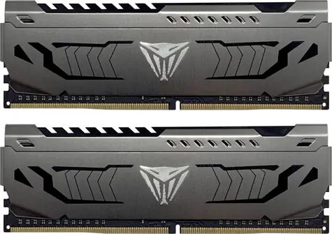 Patriot Viper Steel 32GB (2x16GB) 3200MHz sivá / DDR4 / CL16-18-18-36 / 1.35 V / XMP