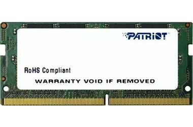 Patriot Signature 8GB (1x8GB) 2666MHz / SO-DIMM / DDR4 / CL19 / Unbuffered / Non-ECC / 1.2V