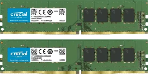 CRUCIAL 32GB (2x16GB) 3200MHz/DDR4/DIMM/PC4-25600/CL22/Non-ECC/UN-REG/1.2V