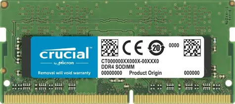 CRUCIAL 16GB (1x16GB) 3200 MHz / SO-DIMM / DDR4 / PC4-25600 / CL22 / 1.2V