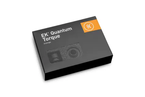 EKWB EK-Quantum Torque 6-Pack HDC 16 - Black/G1|4" na 16mm OD/čierna/6ks